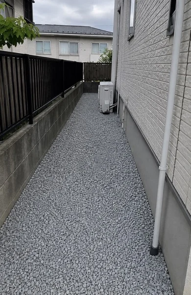 防草対策 作業後