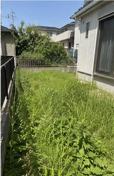 草刈り・お庭の整理 作業前